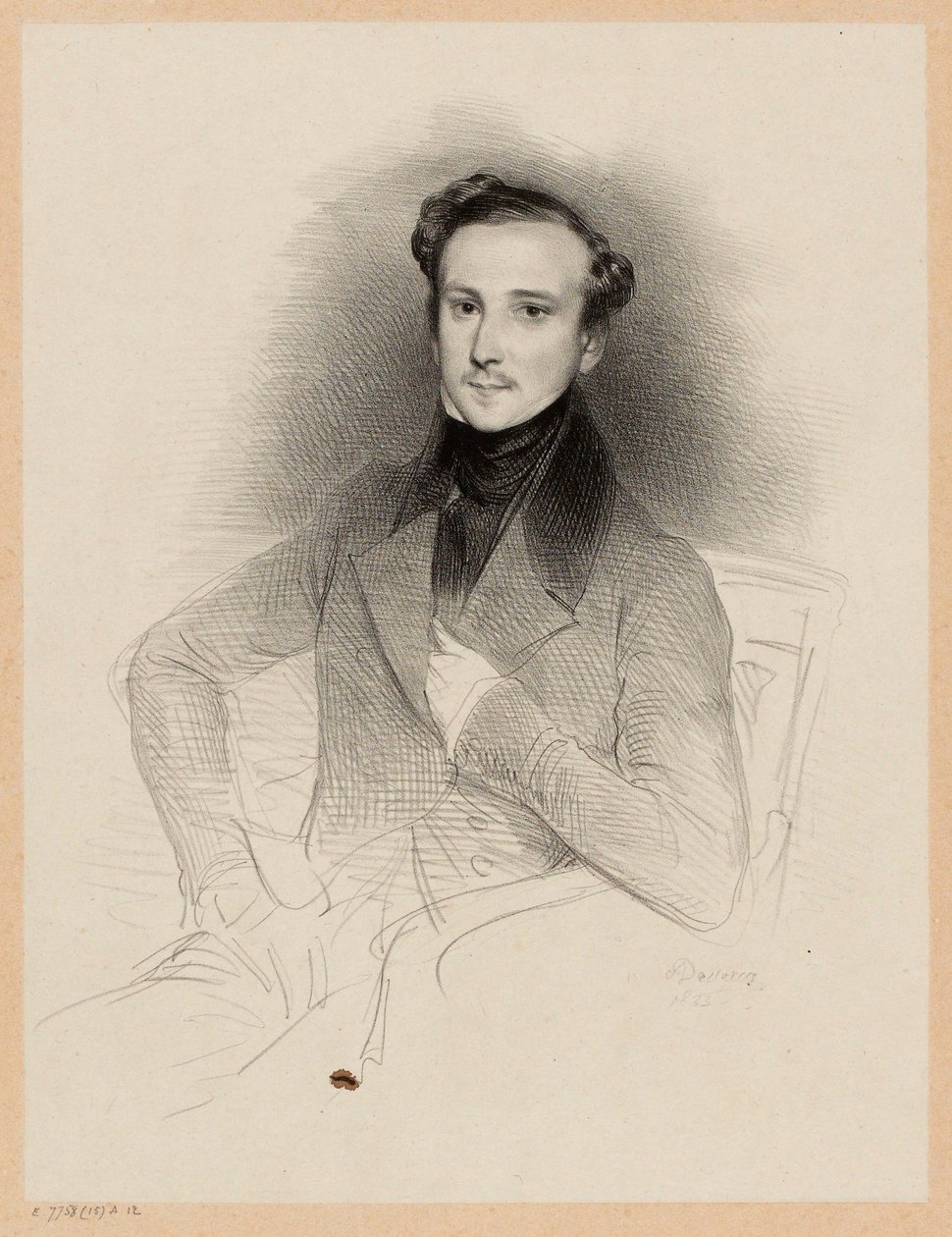 Retrato de Savigny de Achille Devéria