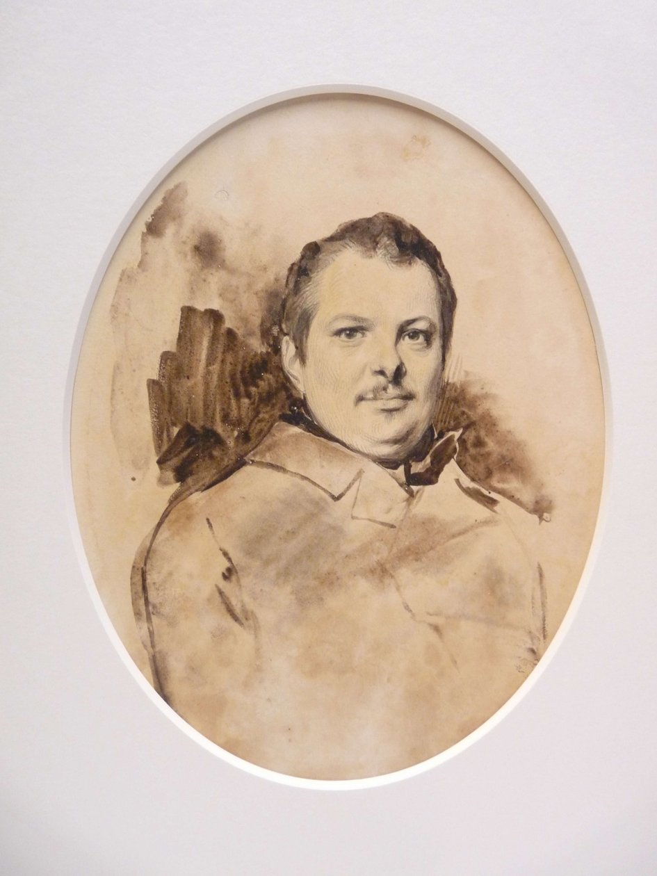 Retrato de Honoré de Balzac 1799-1850, c. 1829 de Achille Devéria