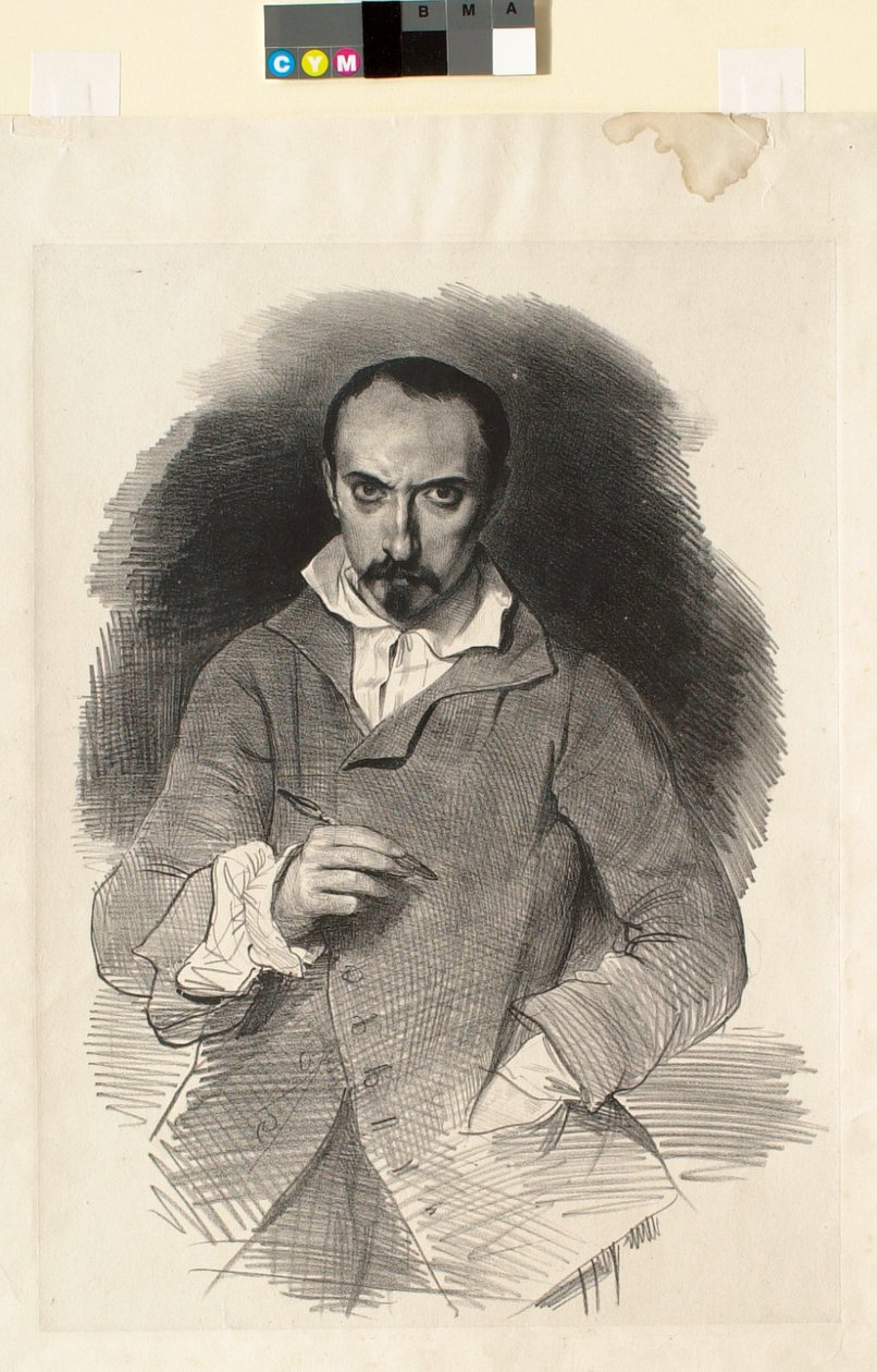 Autorretrato de Achille Devéria