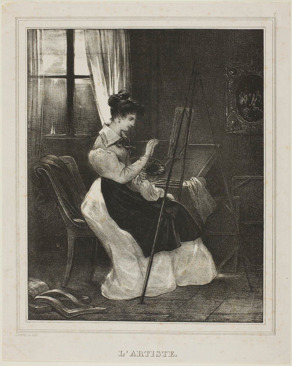 El artista de Achille Devéria