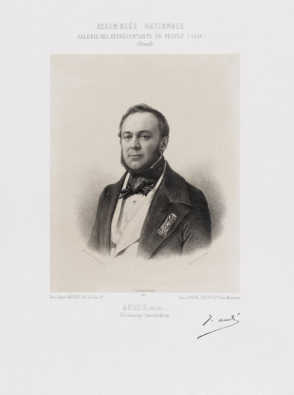 Asamblea Nacional, Galería de los Representantes del Pueblo - Marie François Joseph Jules André (Hérault) de Achille Devéria