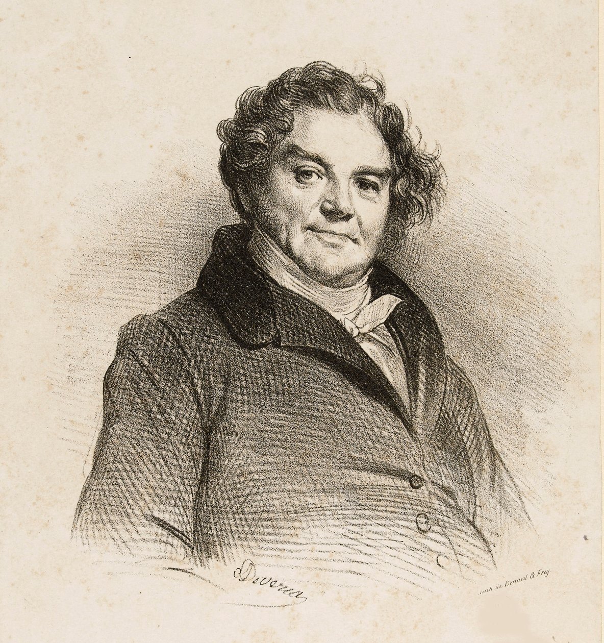 Retrato de Eugène François Vidocq 1775-1857, c. 1828 de Achille Devéria