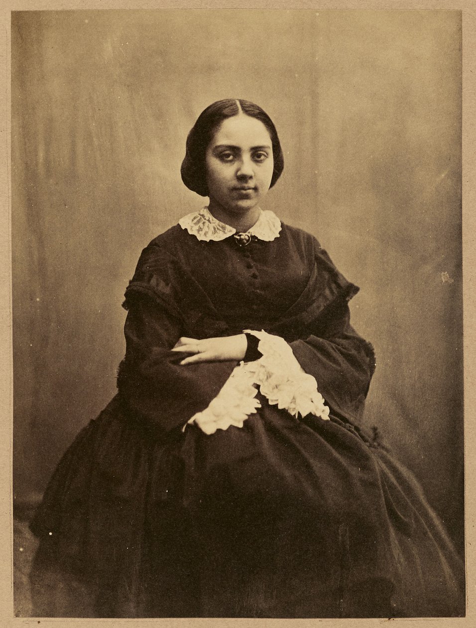 [Retrato de una joven, probablemente Cécile Devéria] de Achille Devéria