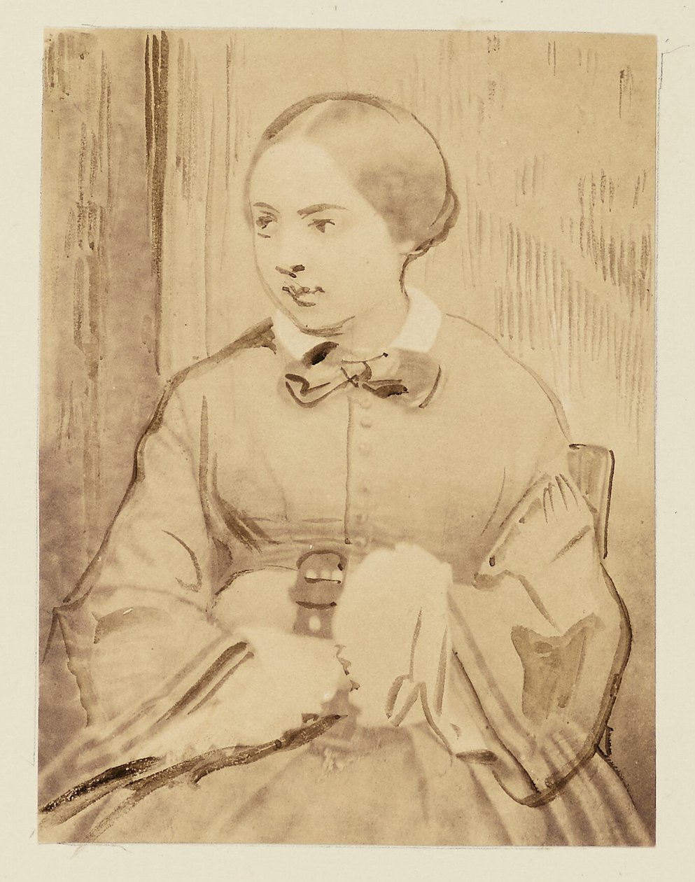 [Retrato de una joven, probablemente Cécile Devéria] de Achille Devéria