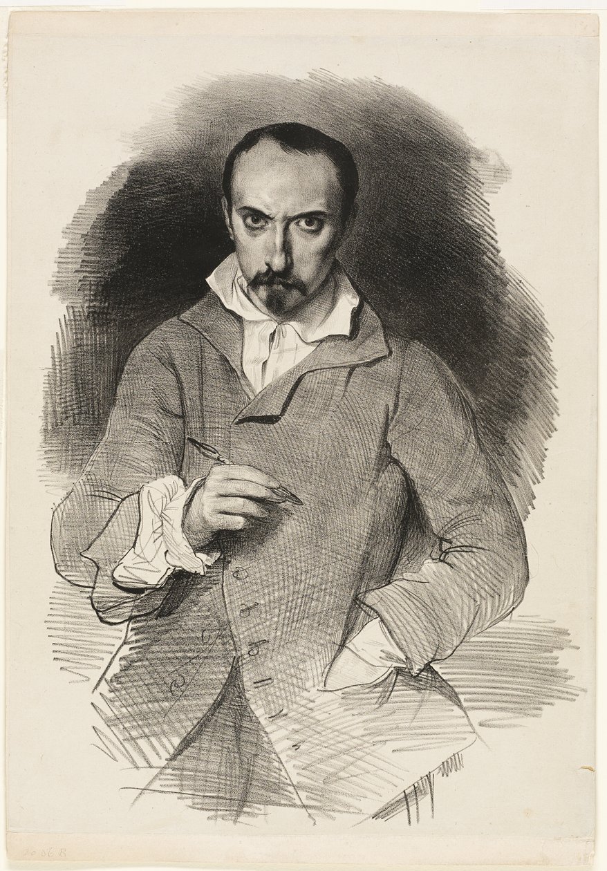 Autorretrato de Achille Devéria