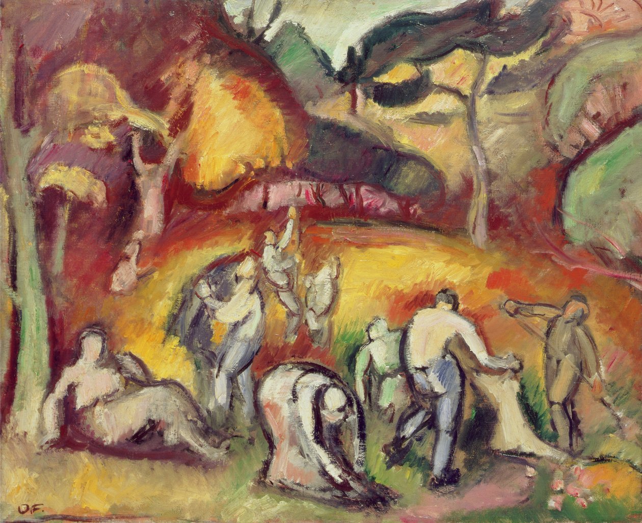 Trabajo de otoño de Achille Emile Othon Friesz