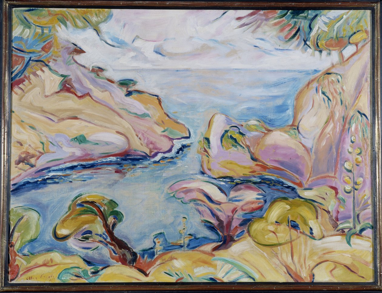 La Calanque de Figuerolles a La Ciotat Achille-Emile (Achille Emile) Othon Friesz (1879-1949) 1907 Mención obligatoria: Collection fondation regards de Provence, Marseille de Achille Emile Othon Friesz
