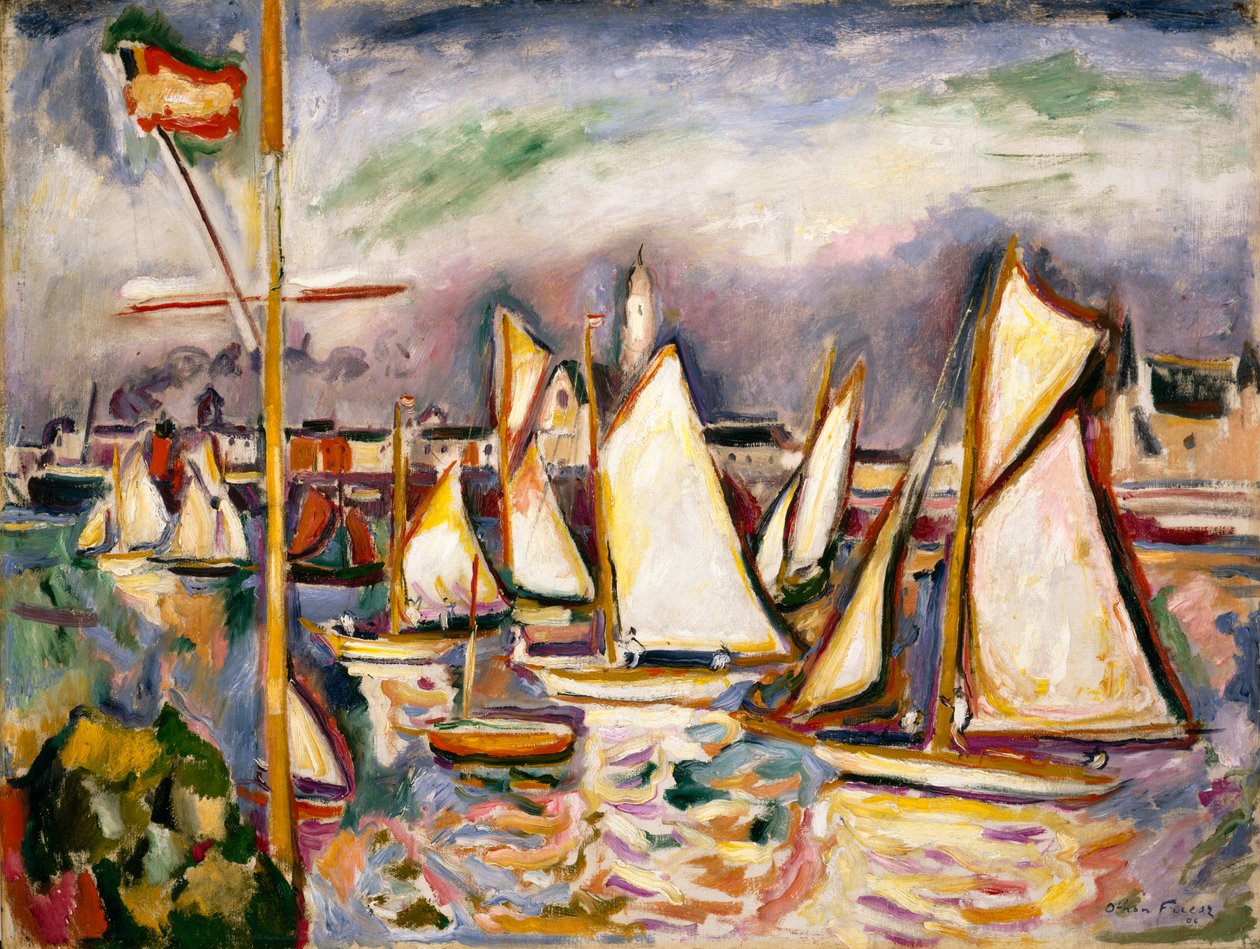 Regata de Amberes de Achille Emile Othon Friesz