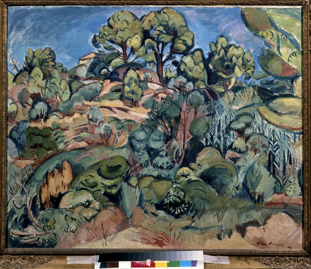 Árboles en Cassis de Achille Emile Othon Friesz