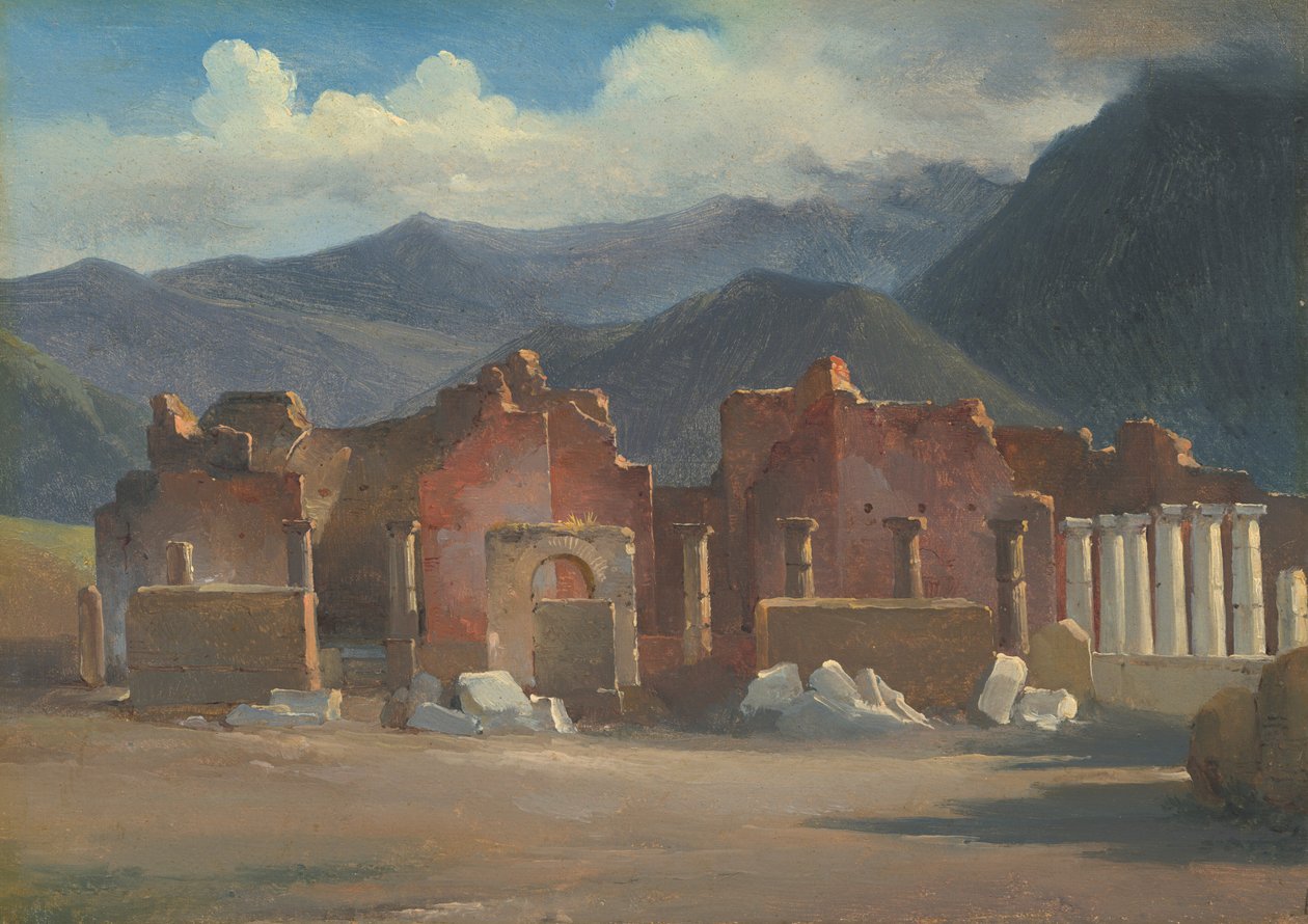 El Foro de Pompeya de Achille Etna Michallon