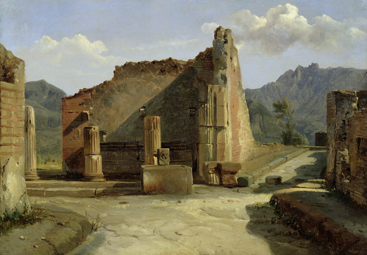 El Foro de Pompeya de Achille Etna Michallon
