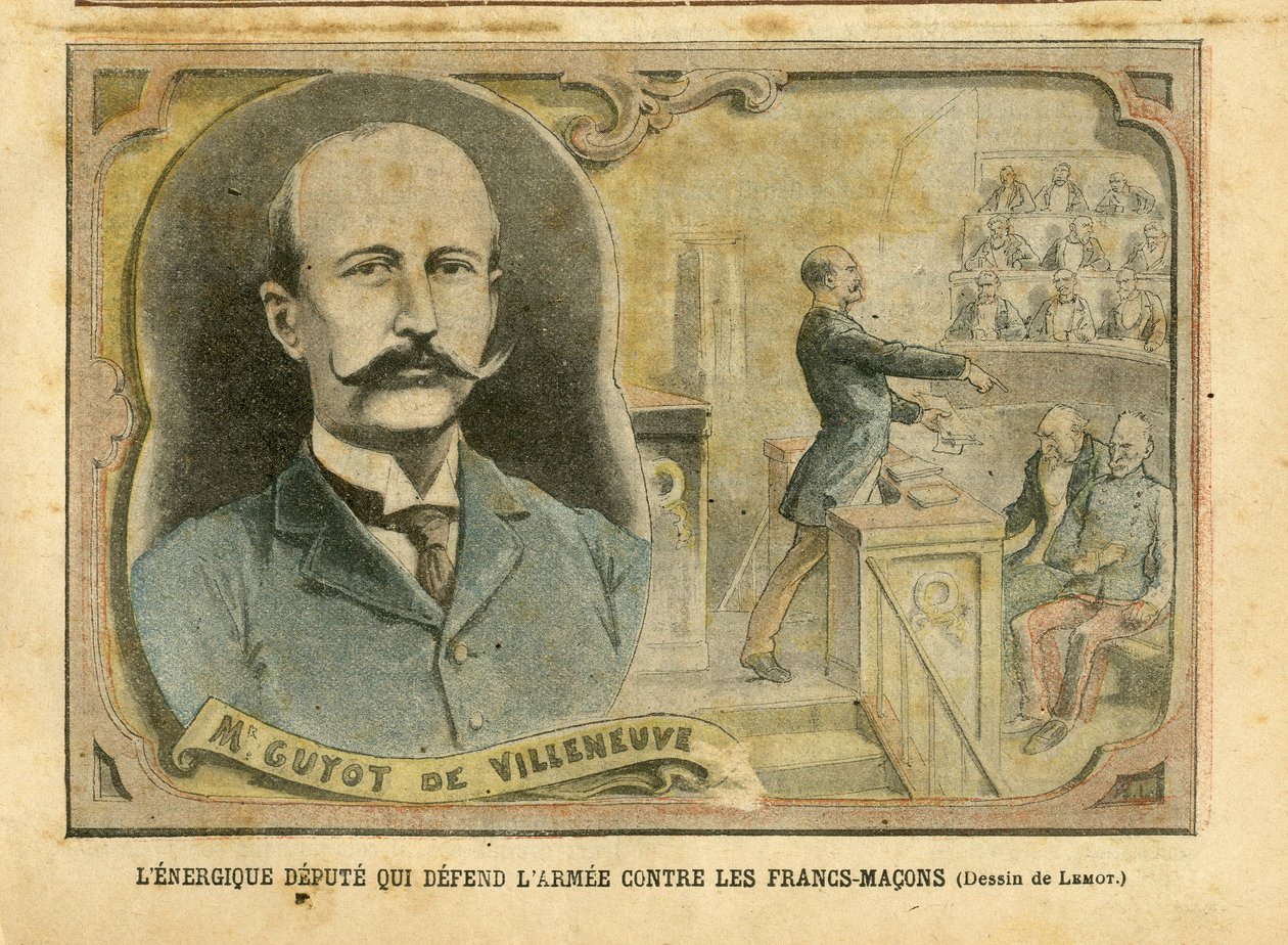 Ilustración de Achille Lemot (1846-1909) en Le Pelerin de Achille Lemot