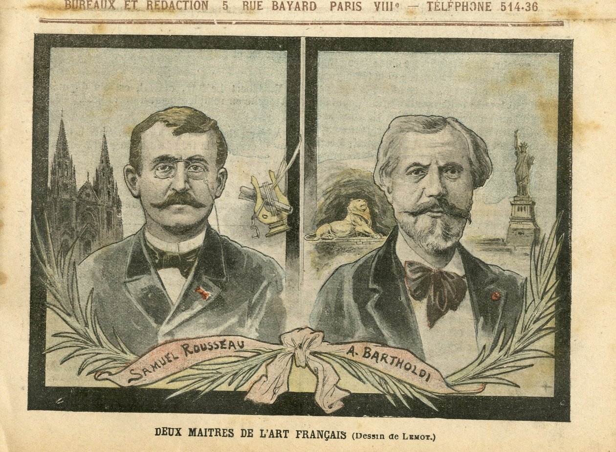 Ilustración de Achille Lemot (1846-1909) en Le Pelerin de Achille Lemot