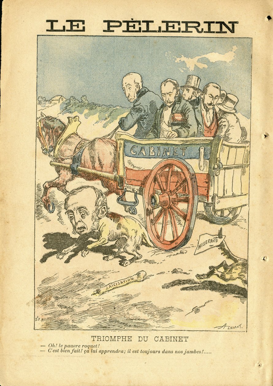 Ilustración de Achille Lemot (1846-1909) en Le Pelerin de Achille Lemot