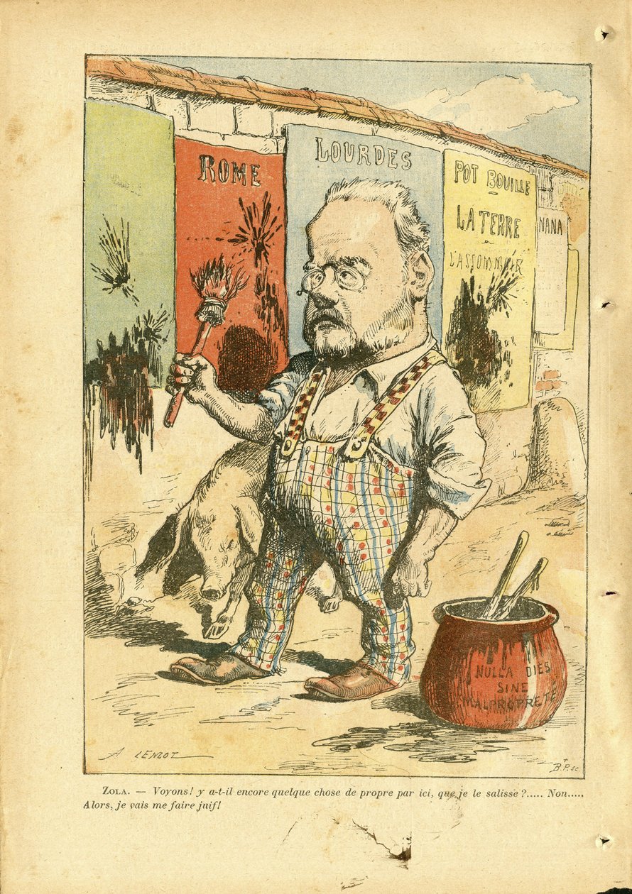 Ilustración de Achille Lemot (1846-1909) en Le Pelerin de Achille Lemot