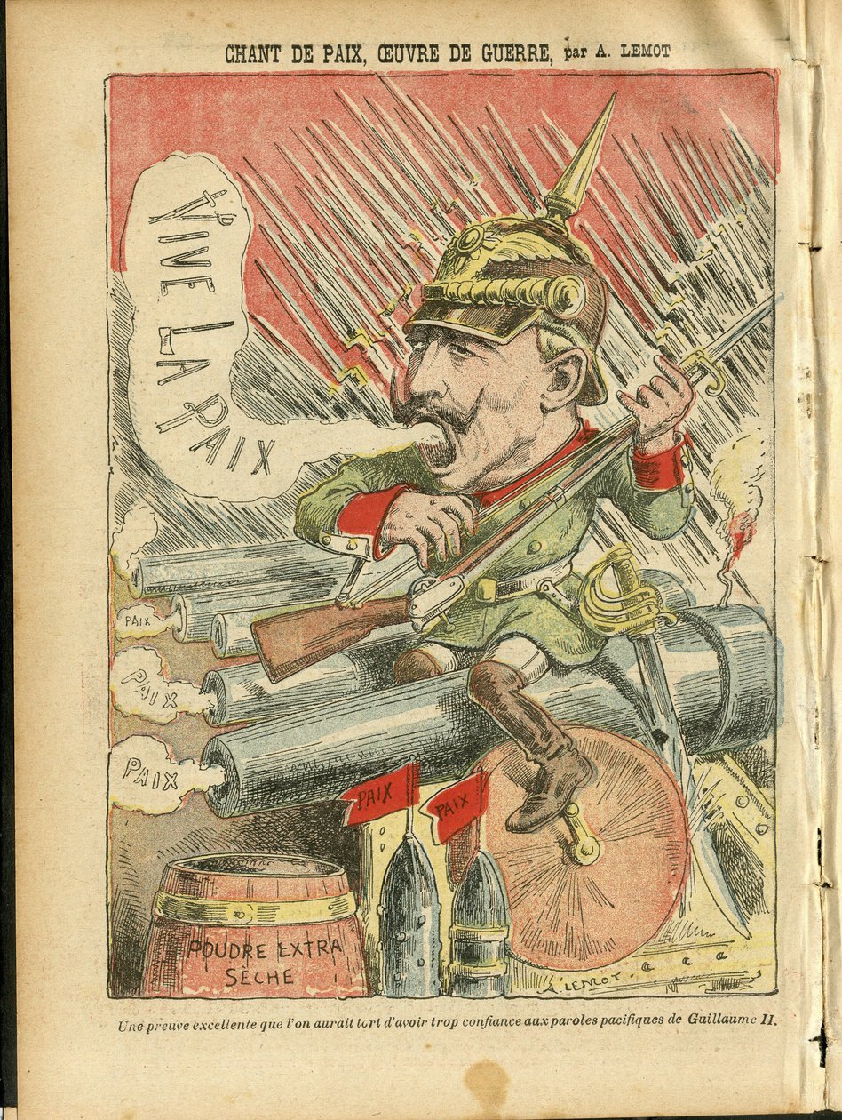 Ilustración de Achille Lemot (1846-1909) en Le Pelerin de Achille Lemot
