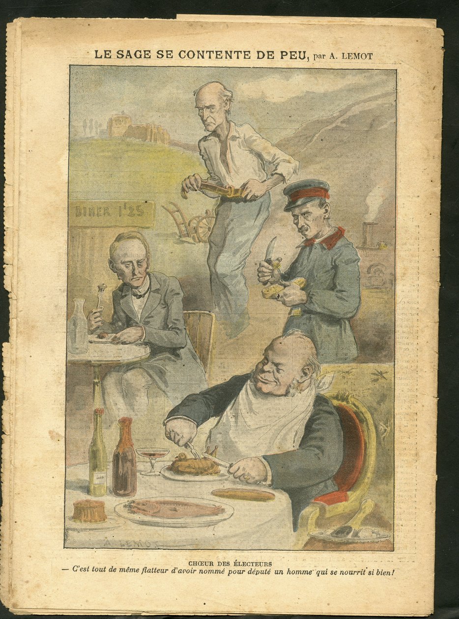 Ilustración de Achille Lemot (1846-1909) en Le Pelerin de Achille Lemot