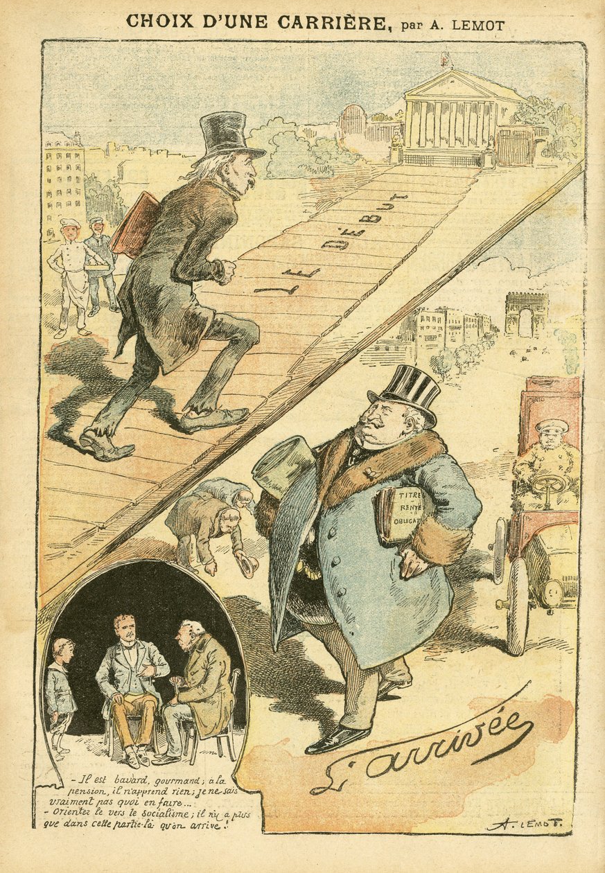 Ilustración de Achille Lemot (1846-1909) en Le Pelerin de Achille Lemot