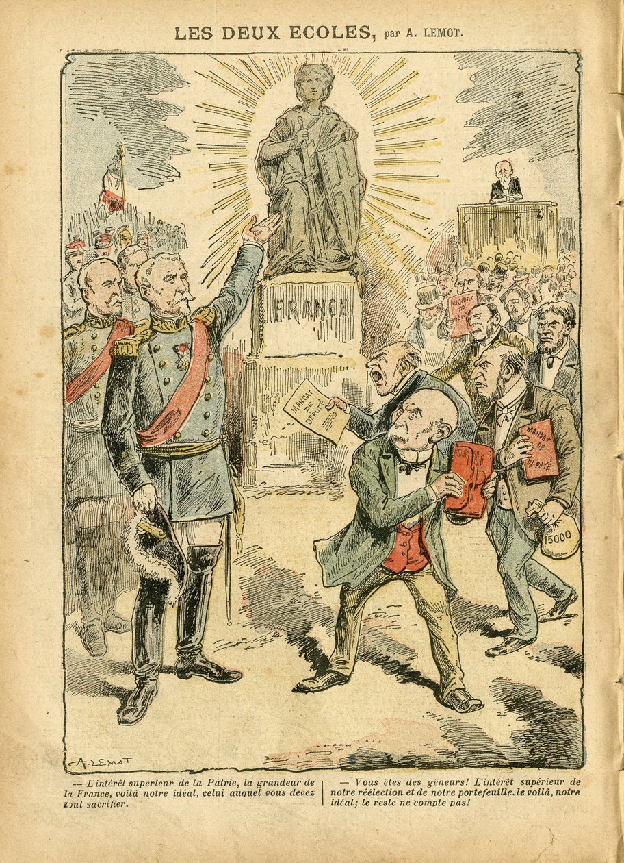 Ilustración de Achille Lemot (1846-1909) en Le Pelerin de Achille Lemot