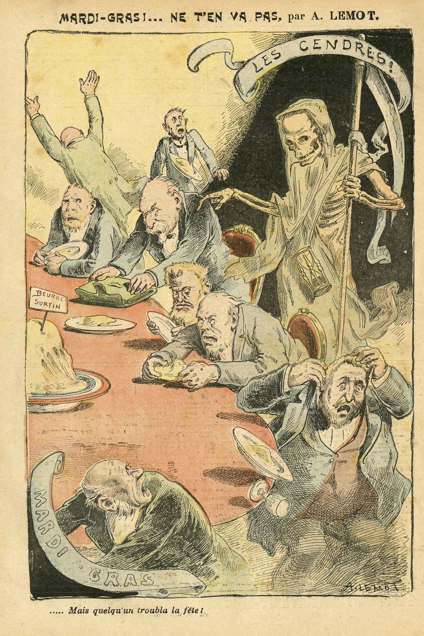 Ilustración de Achille Lemot en Le Pelerin de Achille Lemot