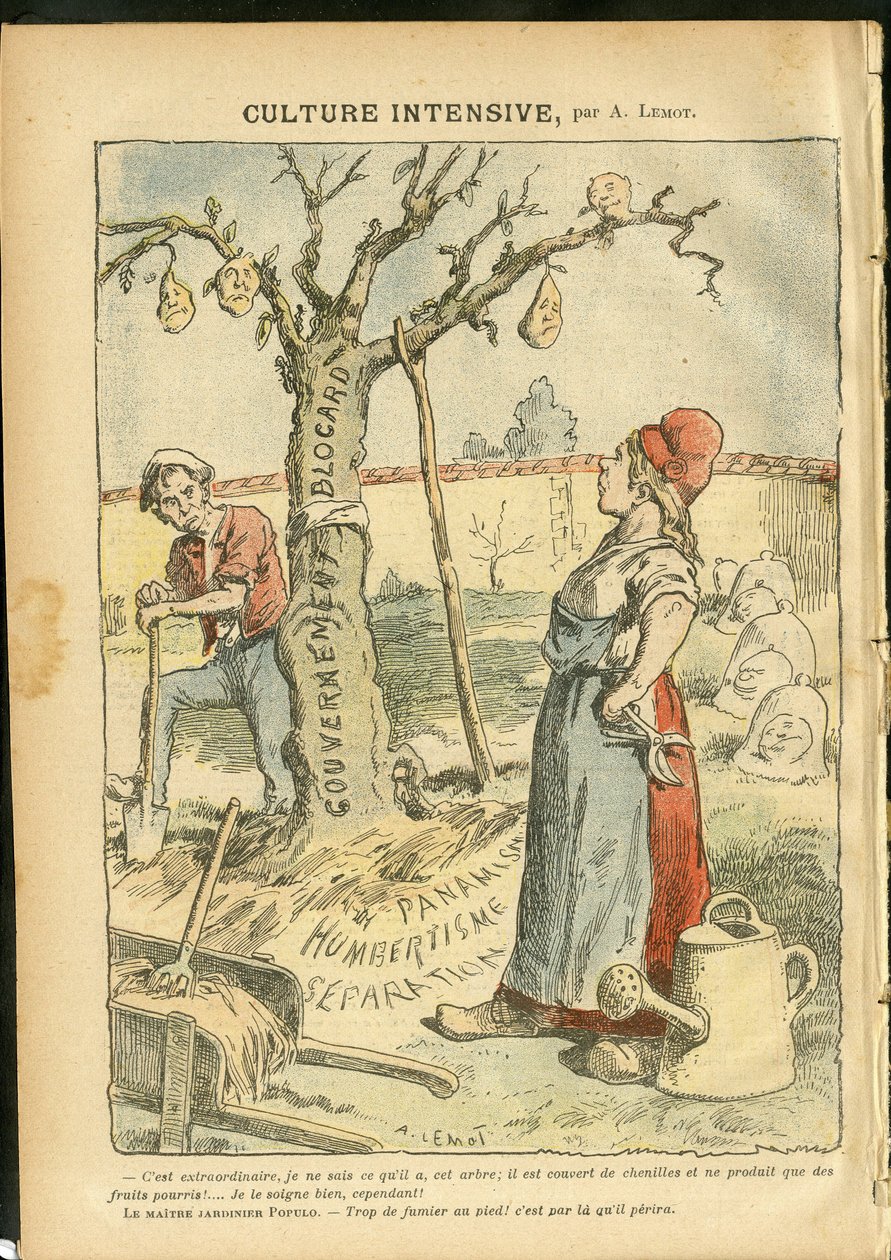 Ilustración de Achille Lemot (1846-1909) en Le Pelerin de Achille Lemot