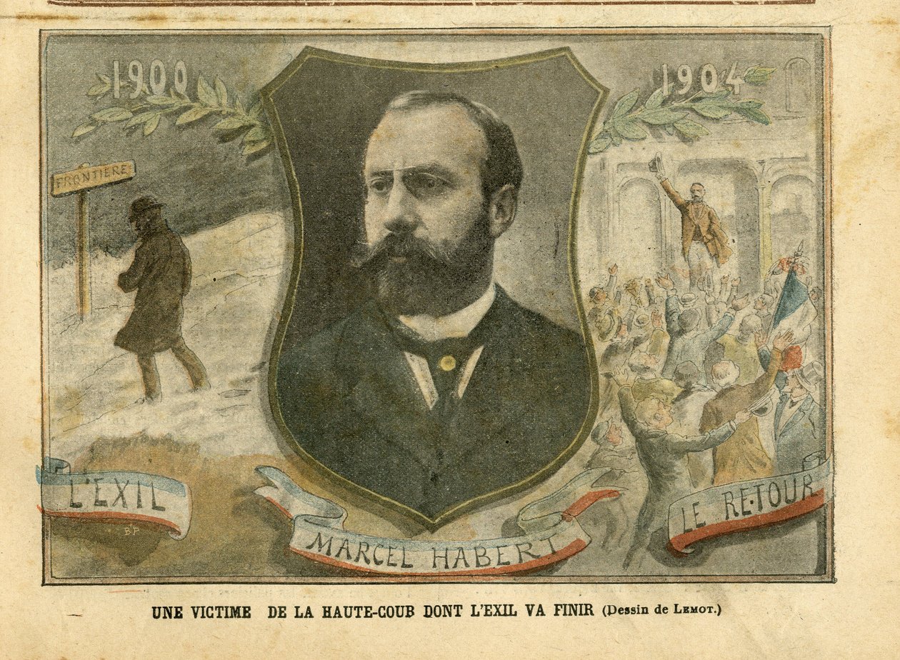 Ilustración de Achille Lemot (1846-1909) en Le Pelerin de Achille Lemot