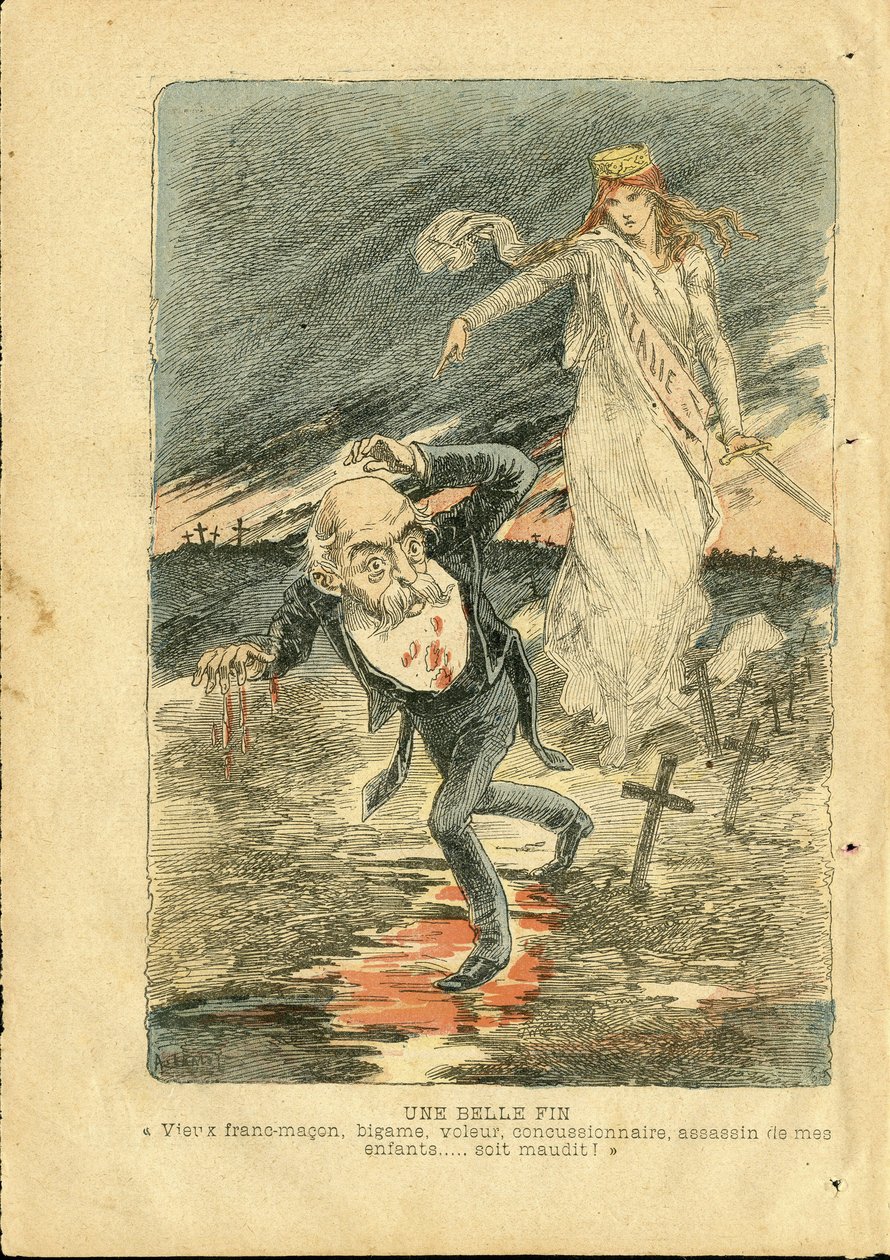 Ilustración de Achille Lemot en Le Pelerin de Achille Lemot