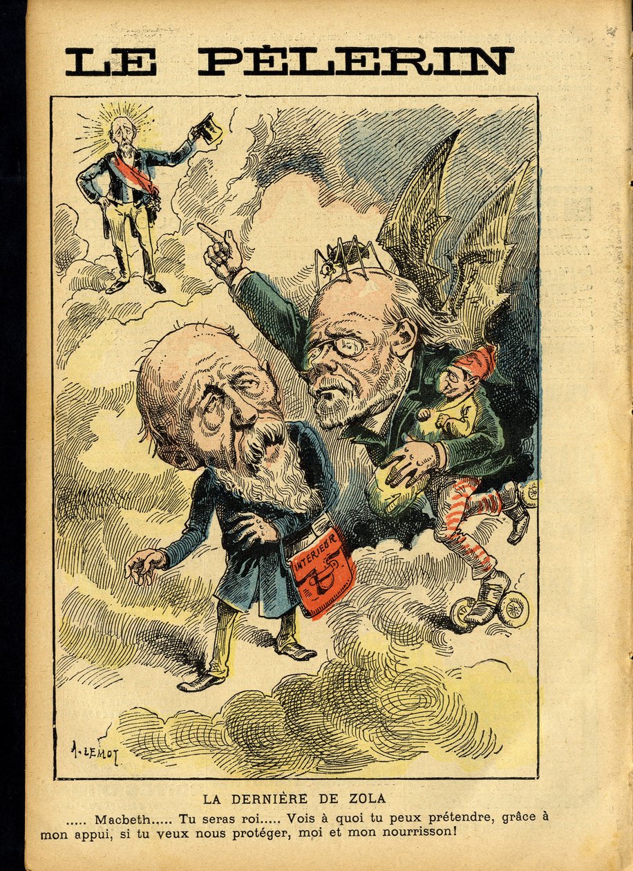 Ilustración de Achille Lemot (1846-1909) en Le Pelerin de Achille Lemot