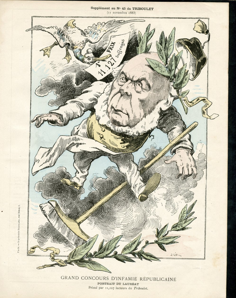Le Triboulet, Satírico en N & B de Achille Lemot