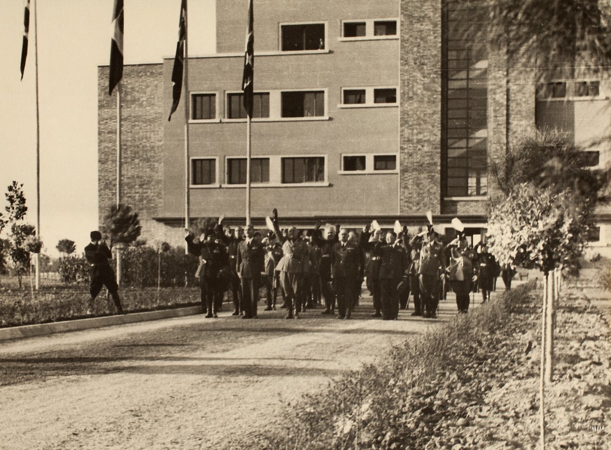 Inauguración de los edificios del Aeropuerto Real 
