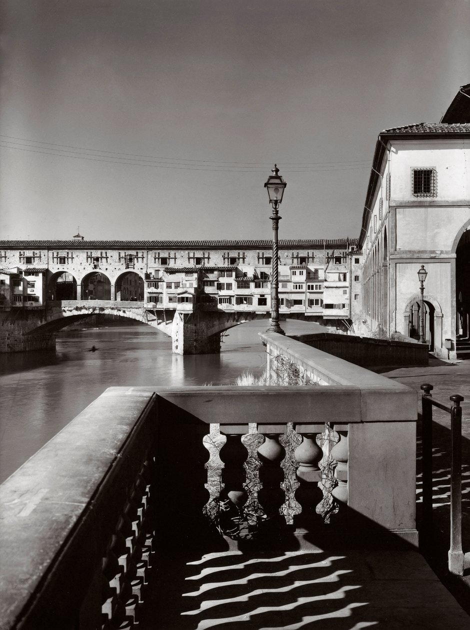 Ponte Vecchio, Florencia, Italia, c.1955 de Achille Villani