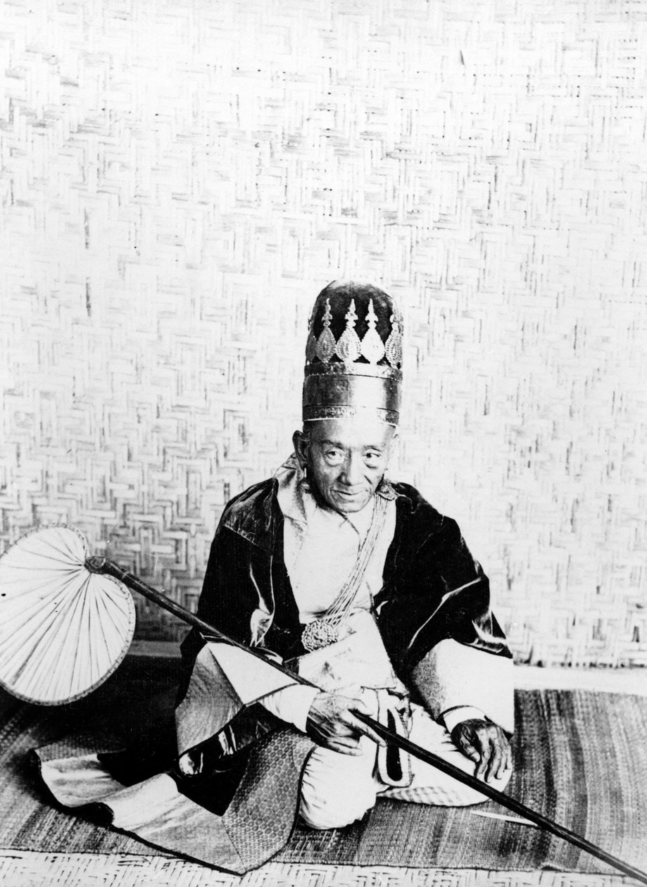 Un Ministro de Estado del Rey Thibaw de Birmania, c.1885 de Adam R. Whyte