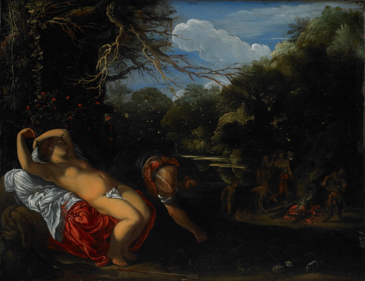 Apolo y Coronis de Adam Elsheimer