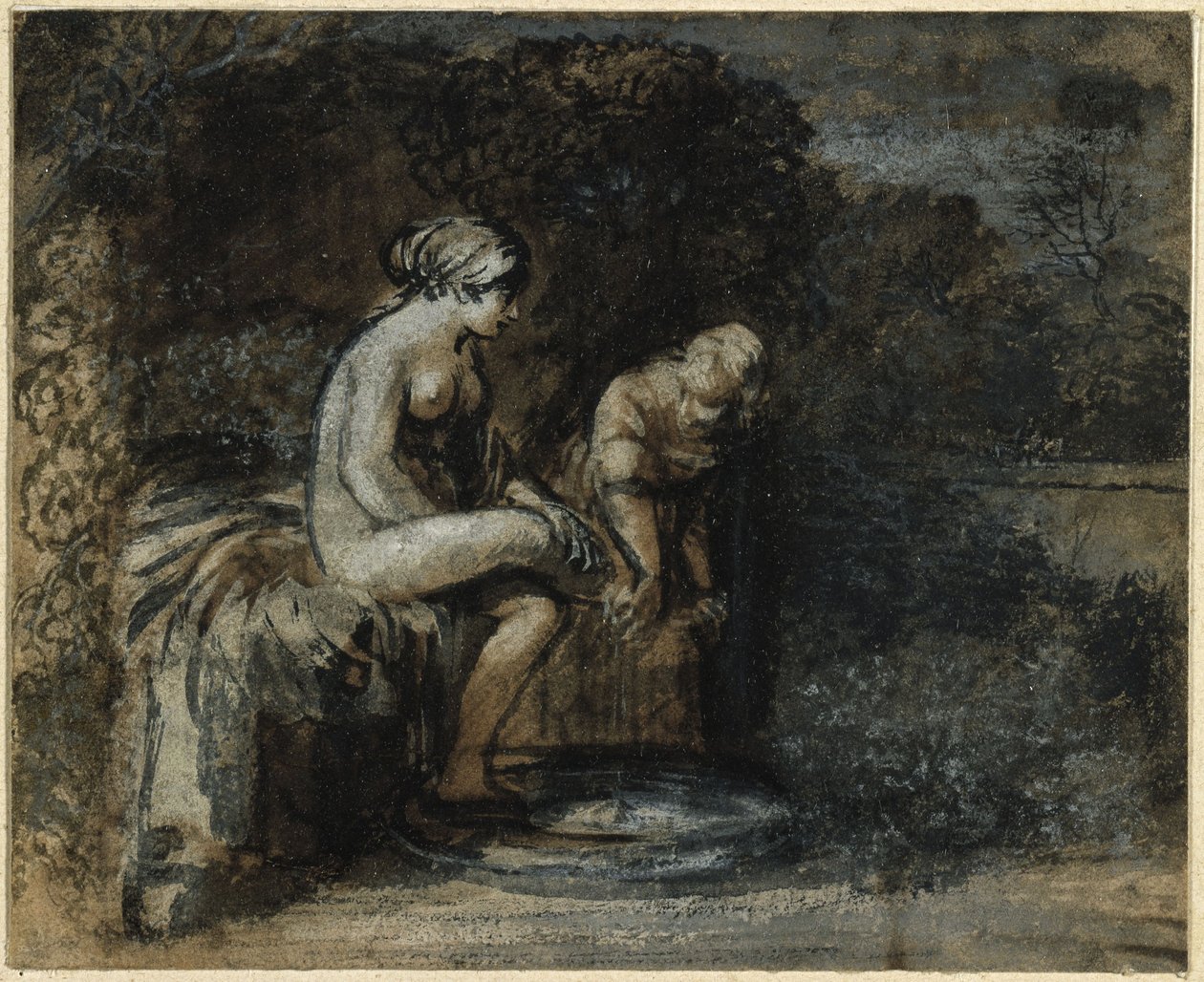 Betsabé en el baño de Adam Elsheimer
