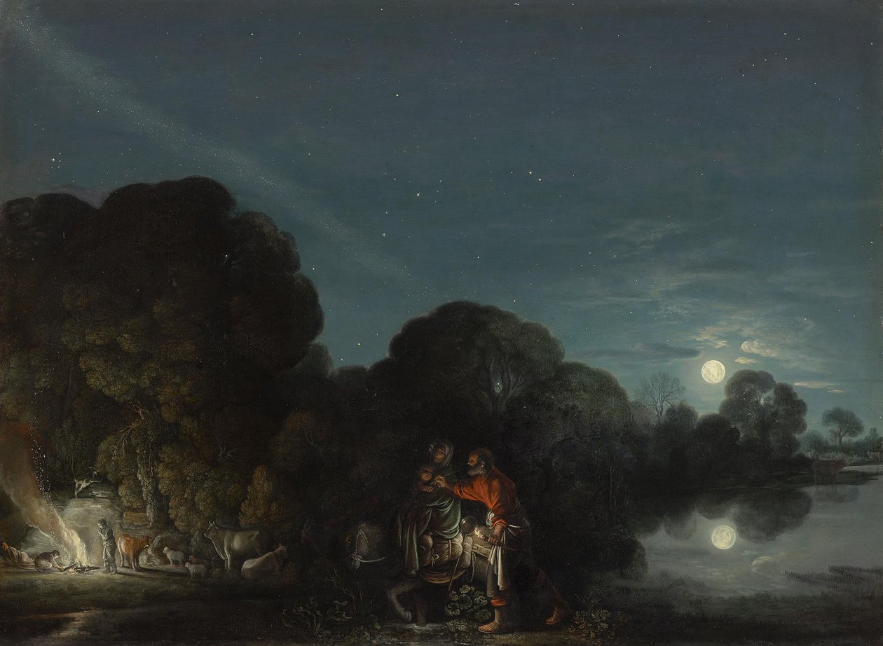 La huida a Egipto de Adam Elsheimer