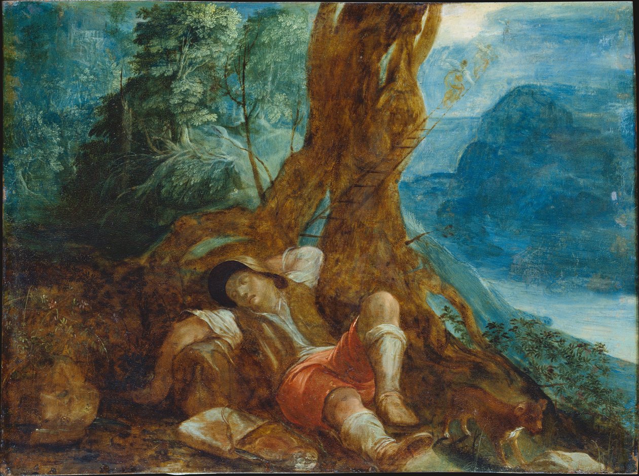 El sueño de Jacob de Adam Elsheimer