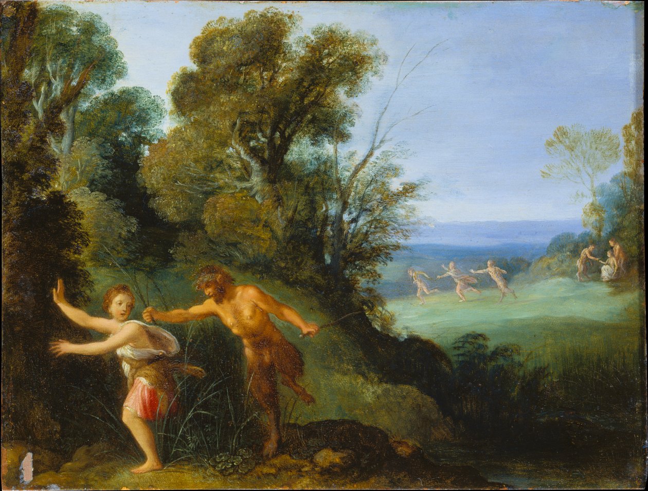 Pan y Syrinx de Adam Elsheimer