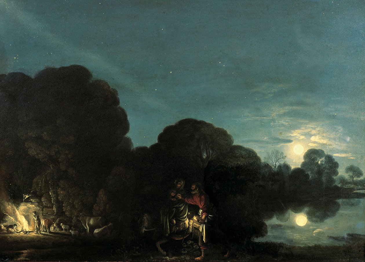 La huida a Egipto de Adam Elsheimer