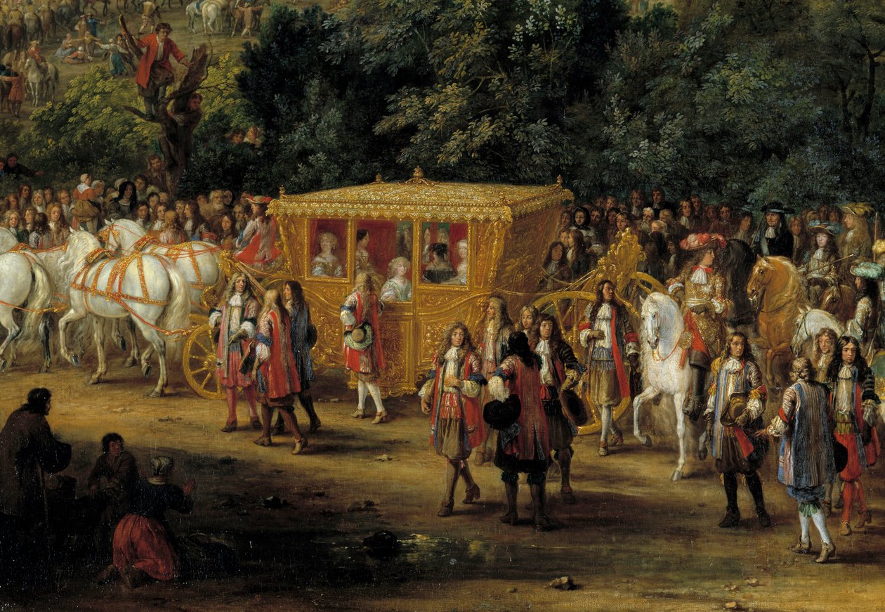 Shorts y cortejo (detalle) de Adam Frans van der Meulen