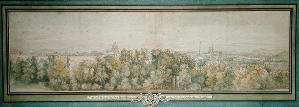 Vista de París desde el Taller de los Gobelinos de Adam Frans van der Meulen