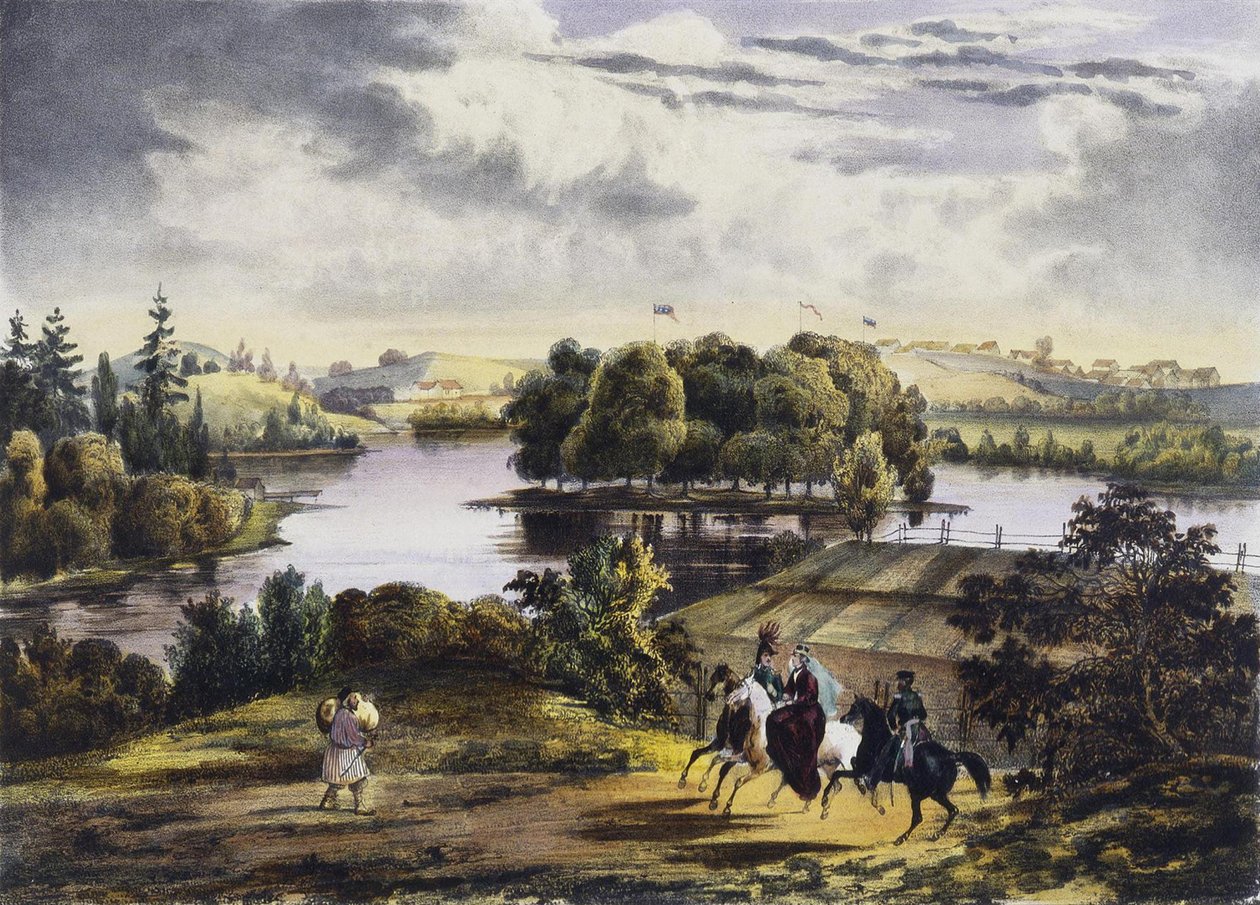 Vista de Izhora, 1833 de Adam Tirpeune
