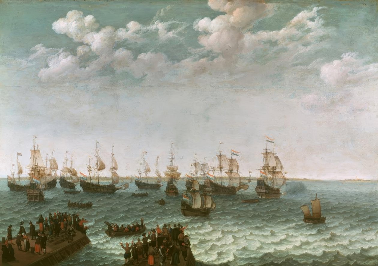 Salida de una flota de guerra de Adam Willarts