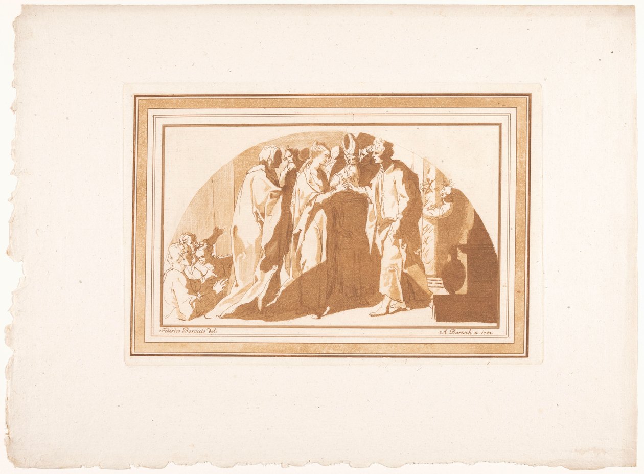 Matrimonio de María y José de Adam von Bartsch
