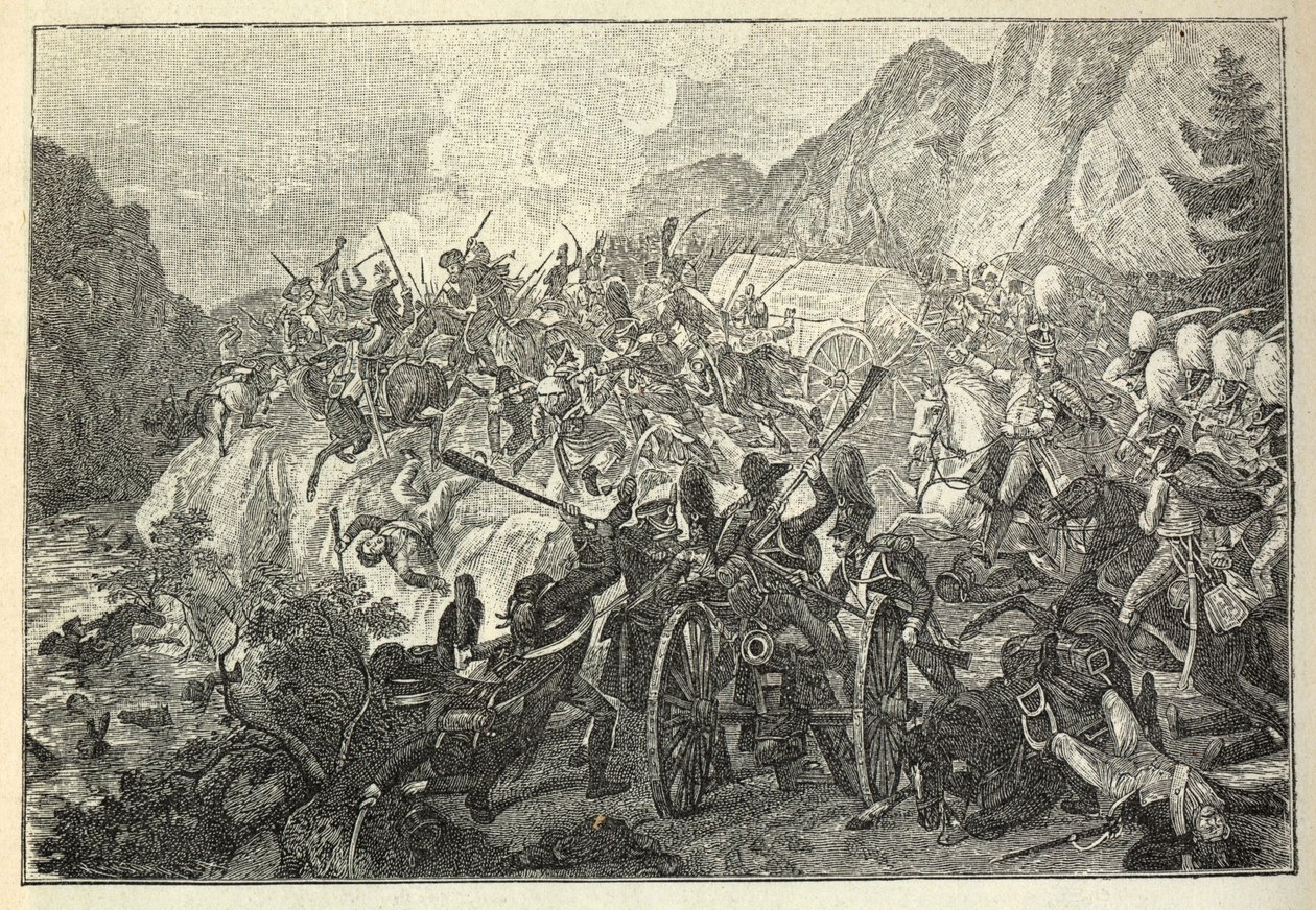 La batalla de Katzbach el 26 de agosto de 1813 de Adam von Bartsch