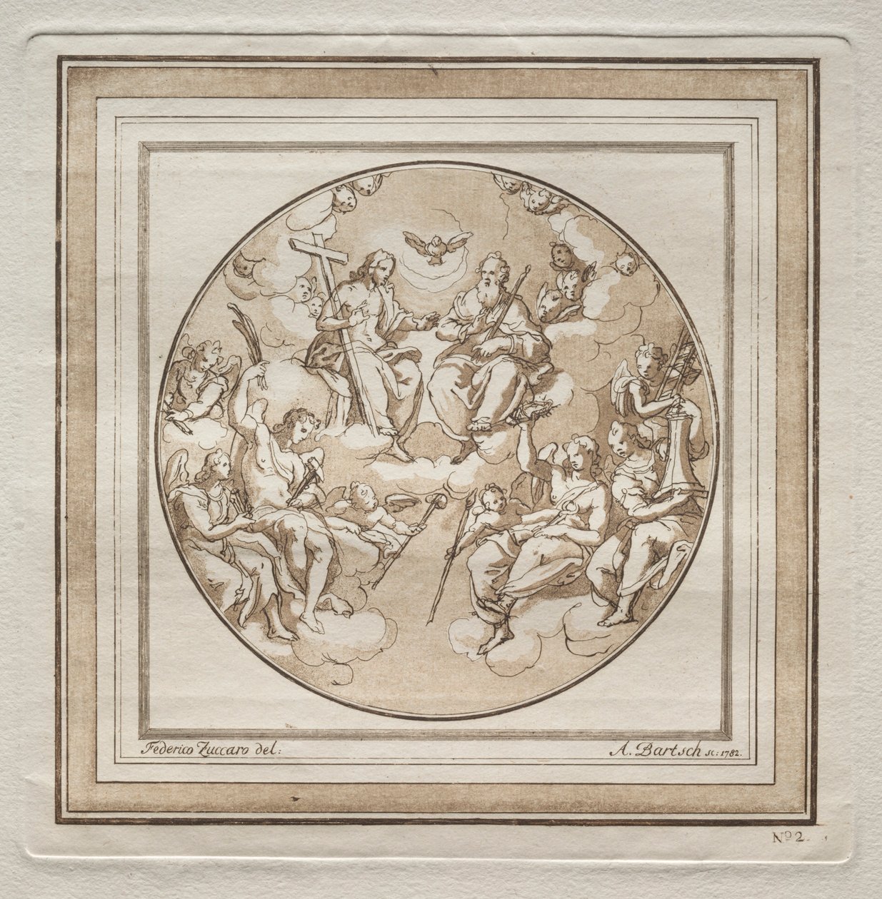 La Trinidad, 1782 de Adam von Bartsch