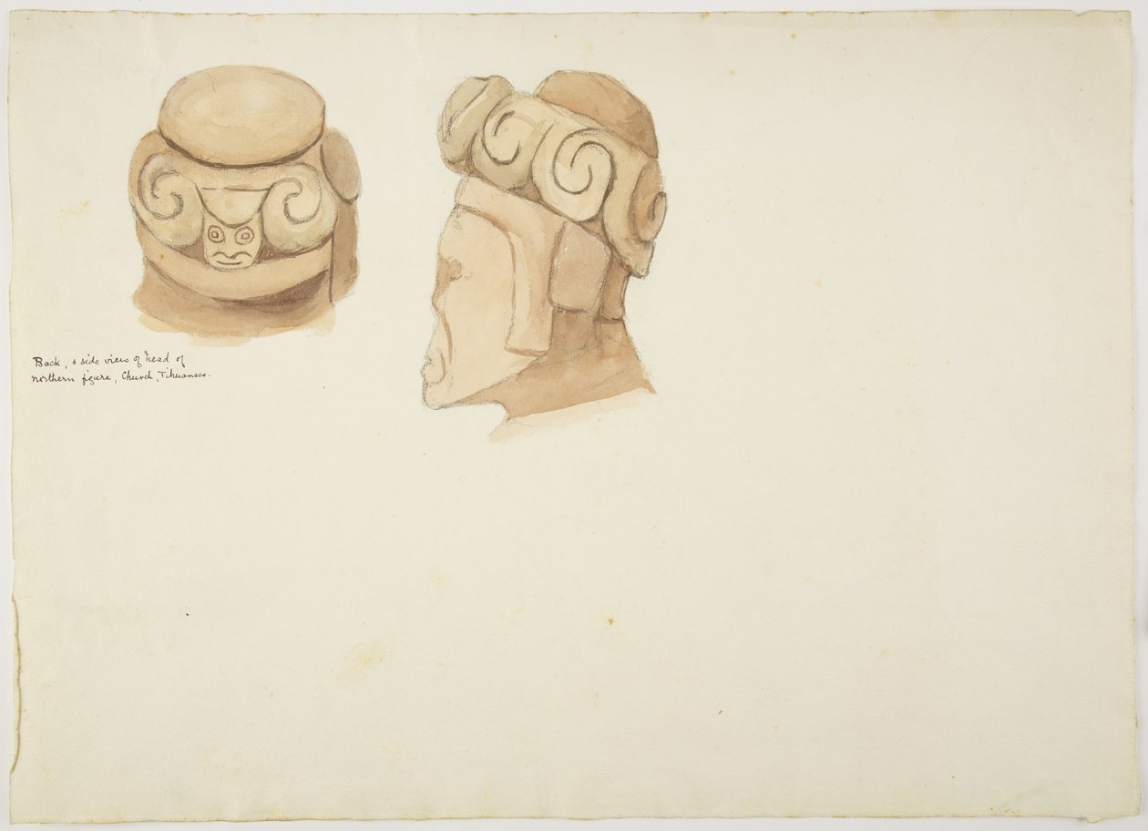 Figura de arcilla o piedra de Tiahuanaco (Tiwanaku), Bolivia de Adela Breton