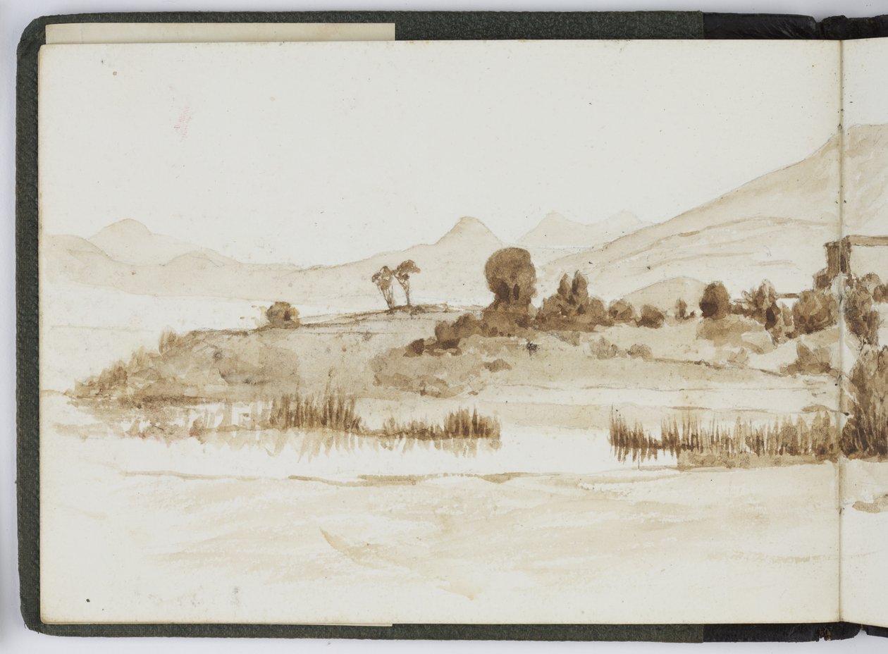 Cuaderno de bocetos de acuarelas, dibujos y notas, México, 1896-1898 de Adela Breton
