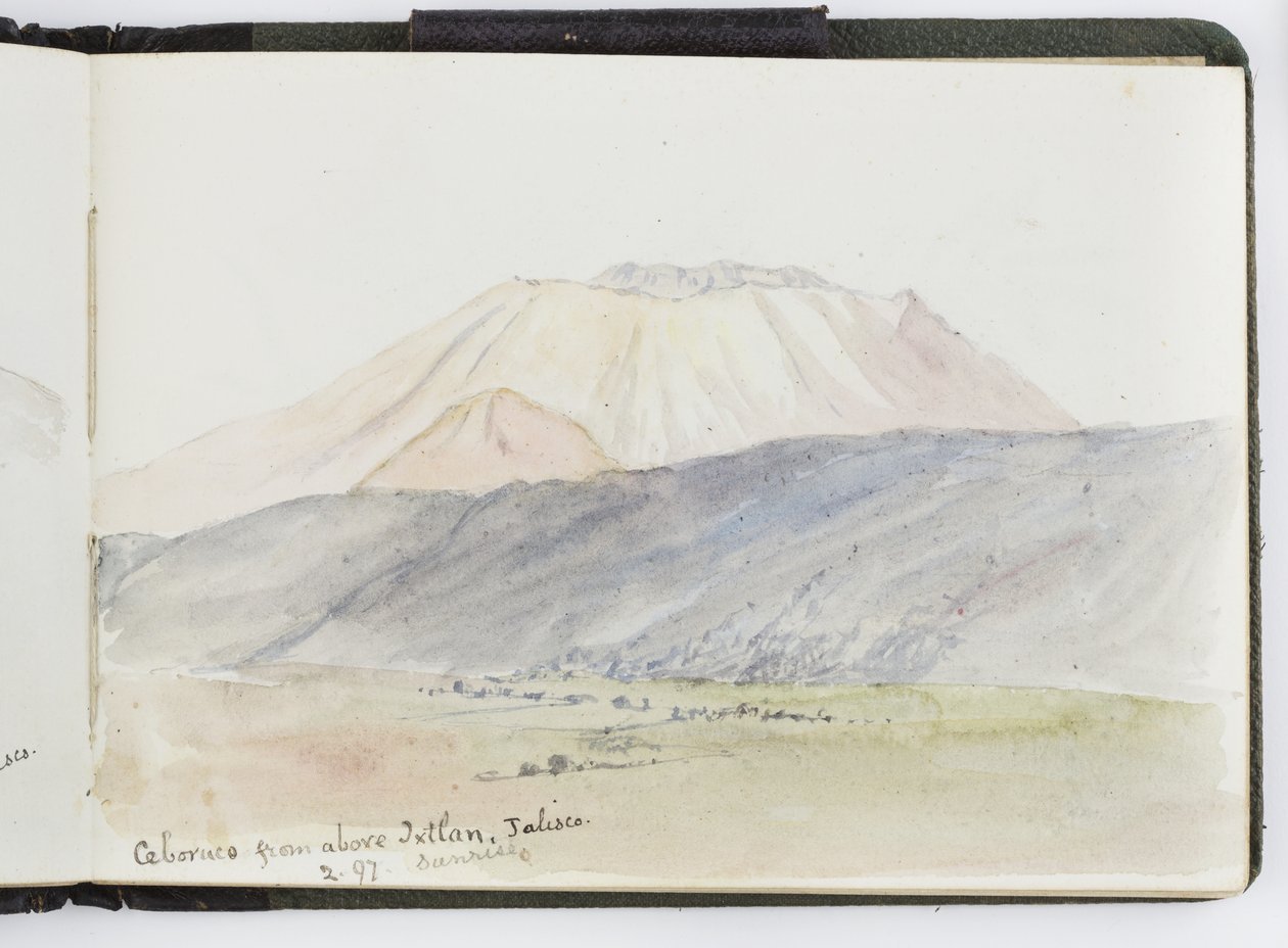 Cuaderno de bocetos de acuarelas, dibujos y notas, México, 1896-1898 de Adela Breton