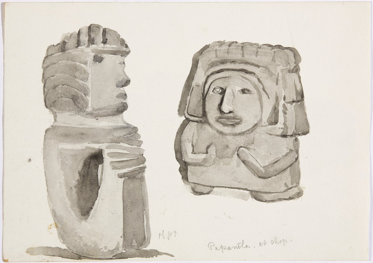 Figuras de piedra en Papantla, México de Adela Breton