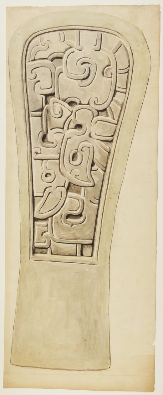 Relieve de piedra de Veracruz, México de Adela Breton